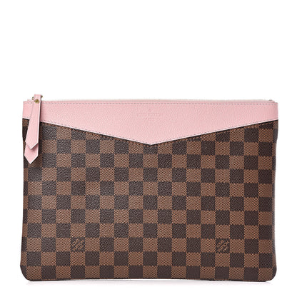 Louis Vuitton Damier Ebene Daily Pouch Rose Poudre 1 of 10