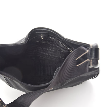 Prada Tessuto Light Nylon Shoulder Bag Black 4 of 8