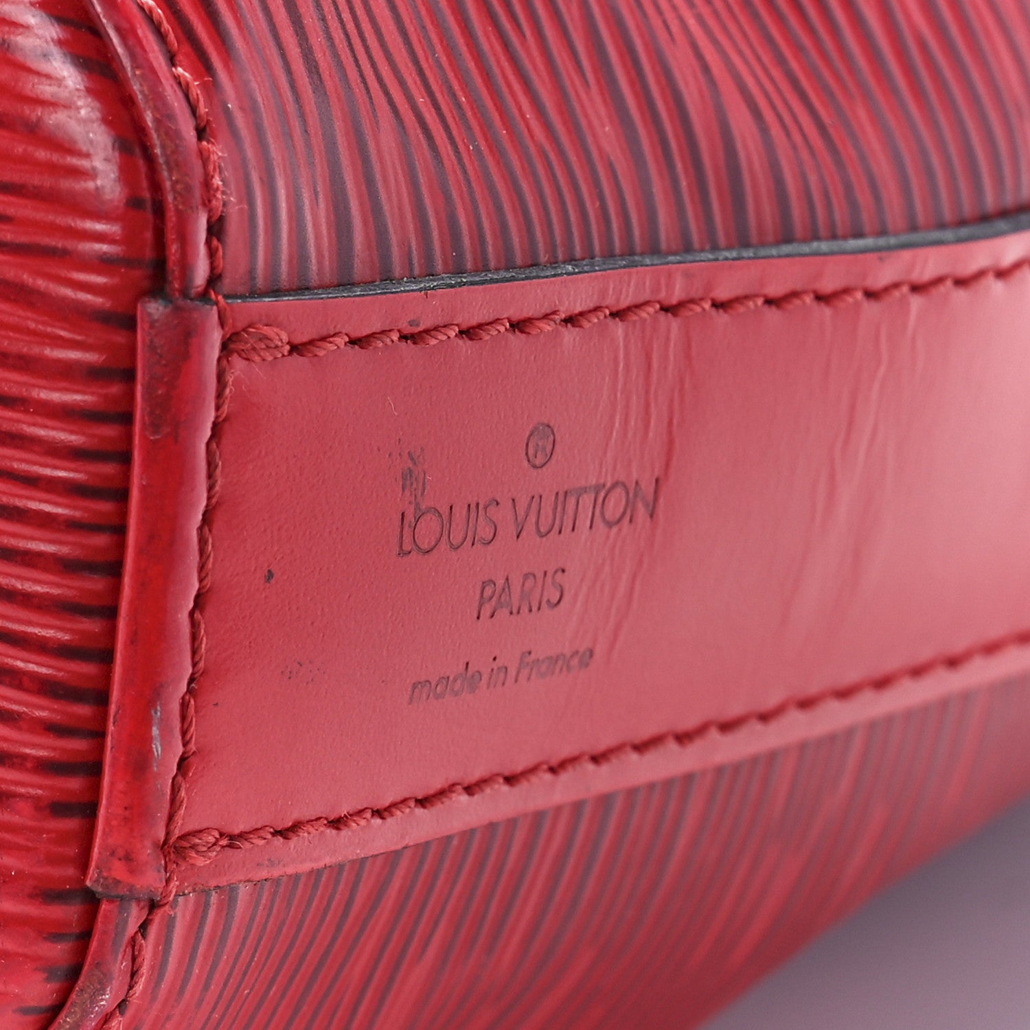 Louis Vuitton Epi Sac D'Epaule GM Castillan Red 6 of 11