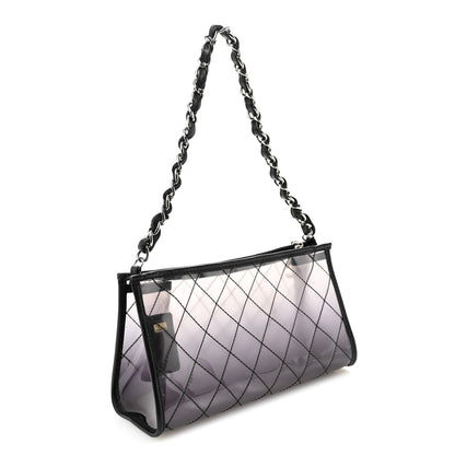 Chanel Vinyl Naked Pochette Black 3 of 10