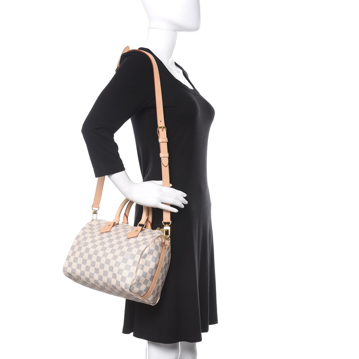 Damier Azur Speedy Bandouliere 25