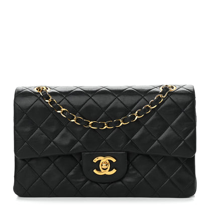 Chanel Lambskin Quilted Small Double Flap Black 1 of 18