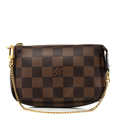 Louis Vuitton Damier Ebene Mini Pochette Accessories 1 of 7