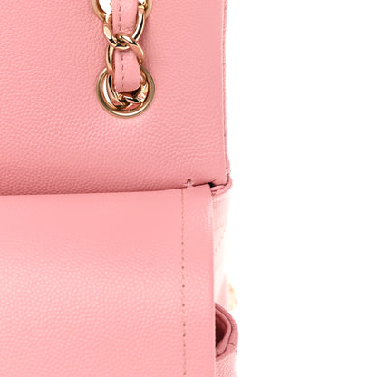 Chanel Caviar Quilted Jumbo Double Flap Pink 11 of 12