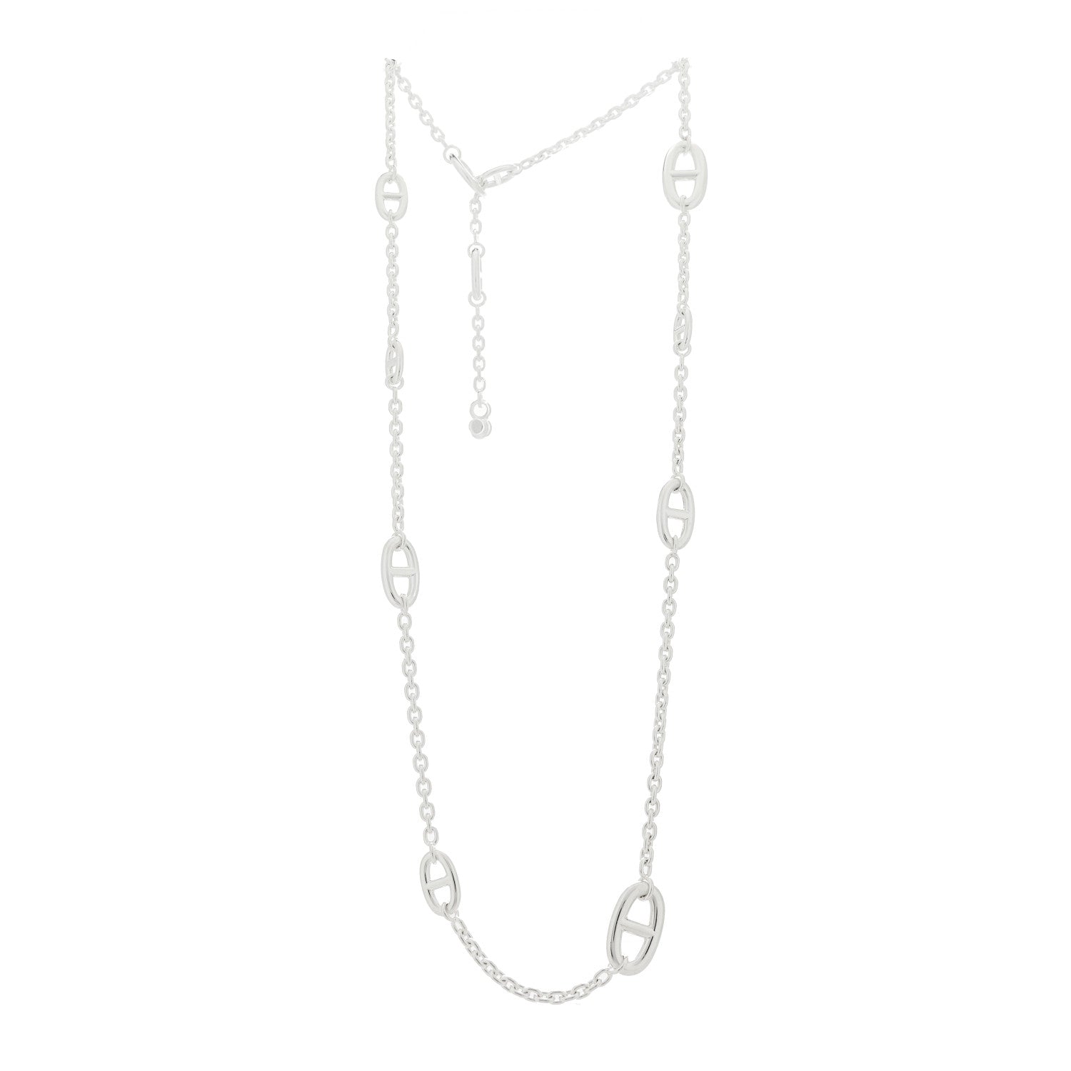 Hermes Sterling Silver Farandole Necklace 80 3 of 6