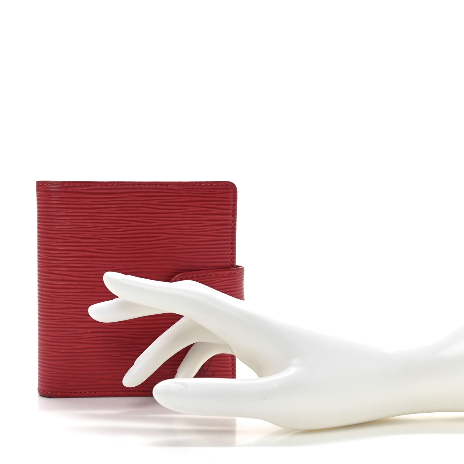 Louis Vuitton Epi Porte-Billets Compact Wallet Red 2 of 7