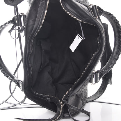 Balenciaga Alpaca Calfskin Classic Silver Hardware City Black 6 of 9