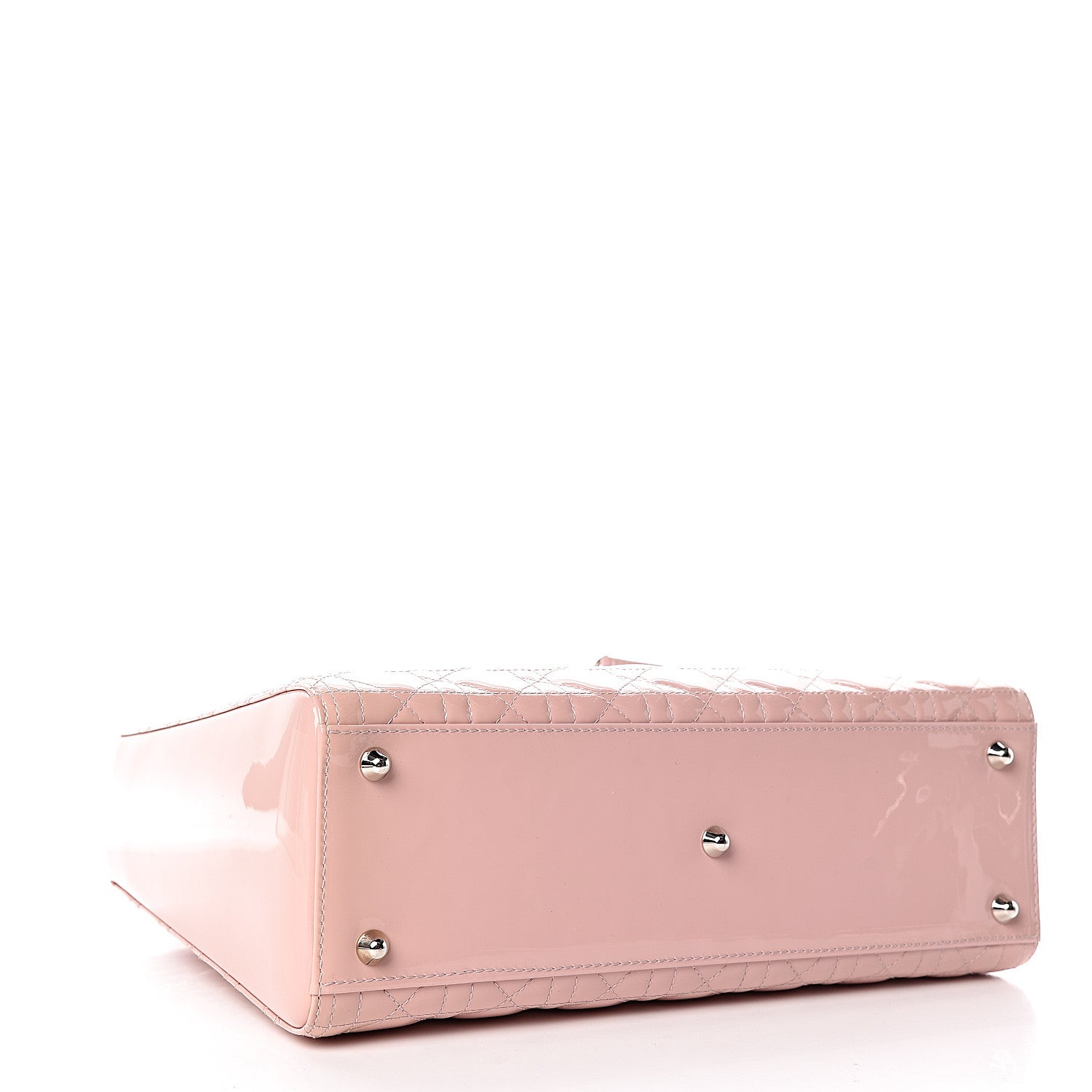 Christian Dior Patent Cannage Large Lady Dior Light Pink 4 of 11