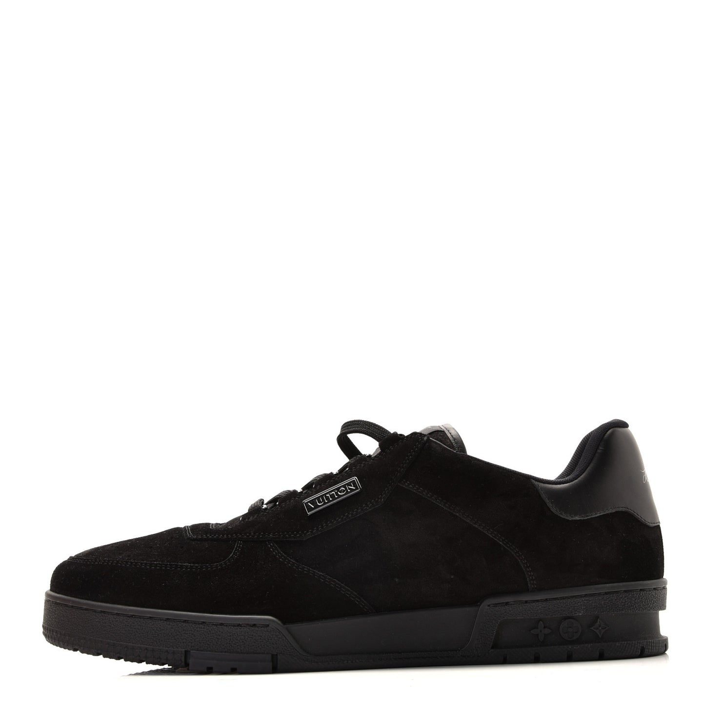 Suede Uniform Sneakers 10 Black