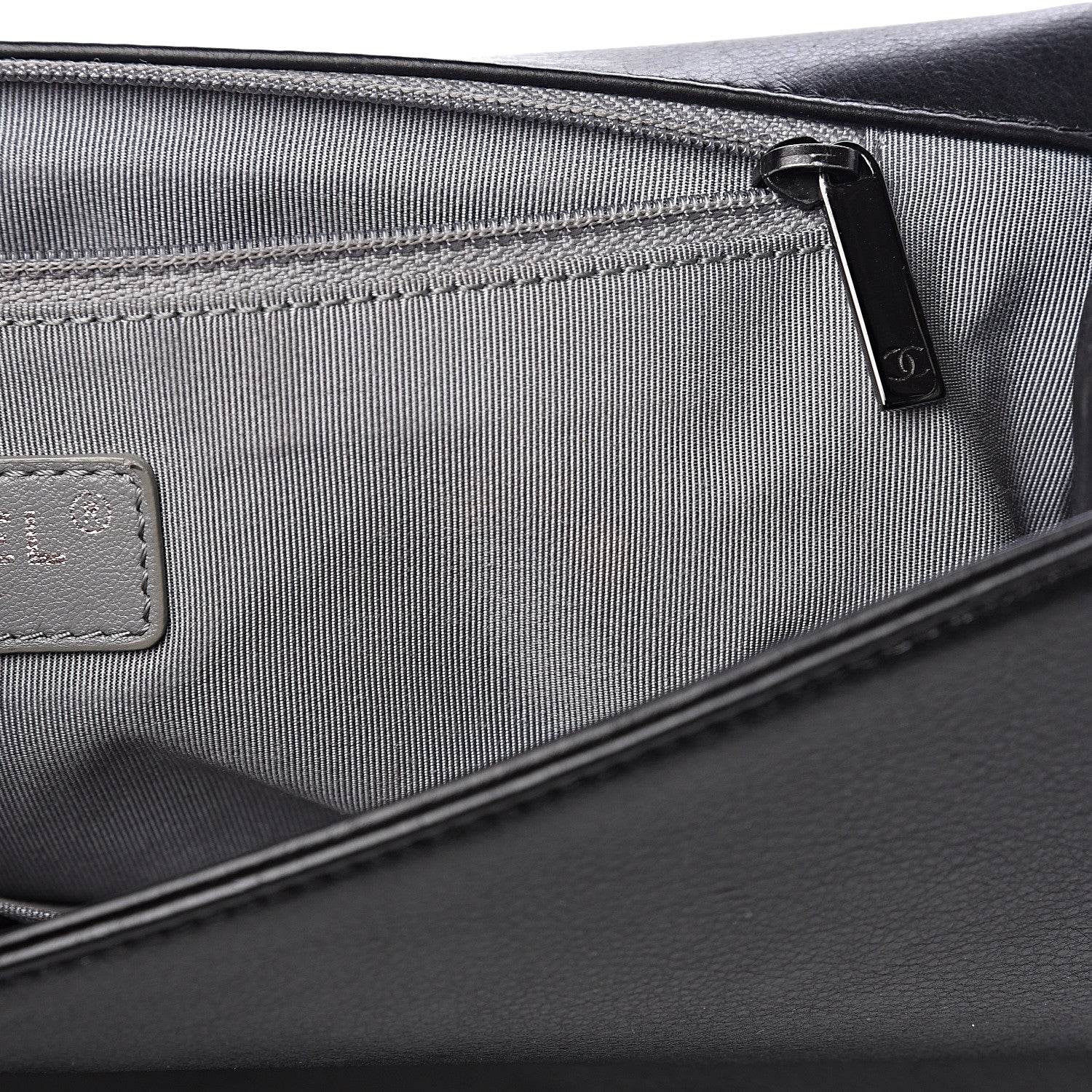 Chanel Calfskin Quilted Large Boy Flap Black 8 of 20