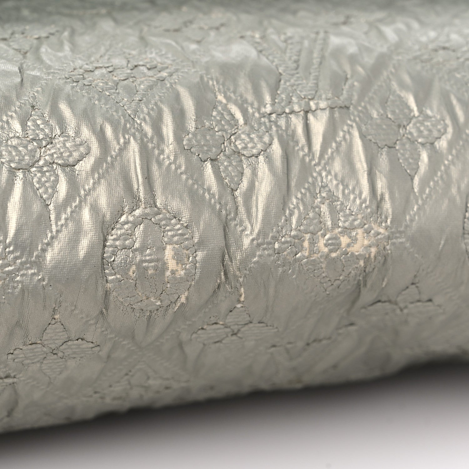 Louis Vuitton Jacquard Quilted Monogram Limelight Clutch GM Perle 12 of 14