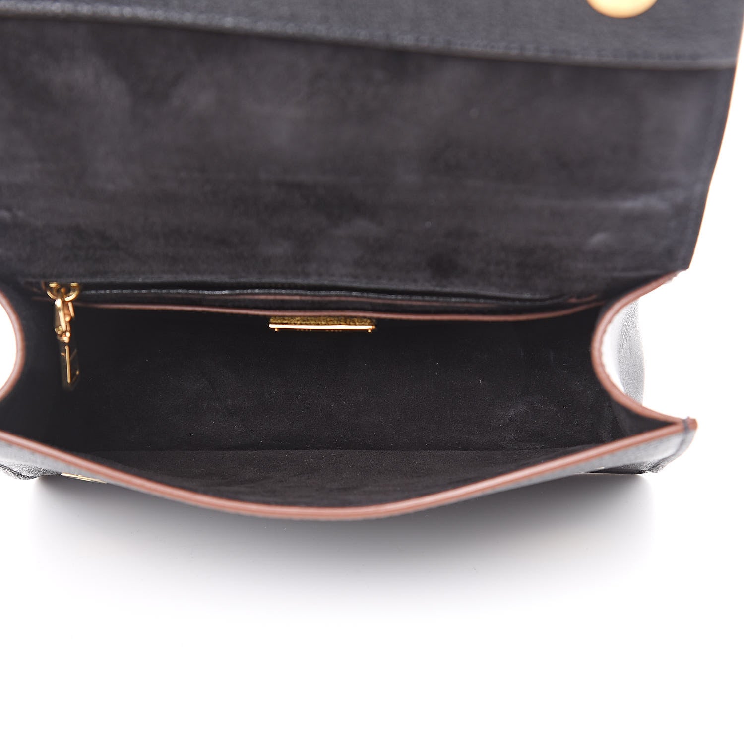 Miu Miu Goatskin Madras Soft Calf Crystal Embellished Shoulder Bag Black 5 of 11