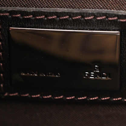 Fendi Zucchino Small Hobo Mogano Panna Testa 6 of 19