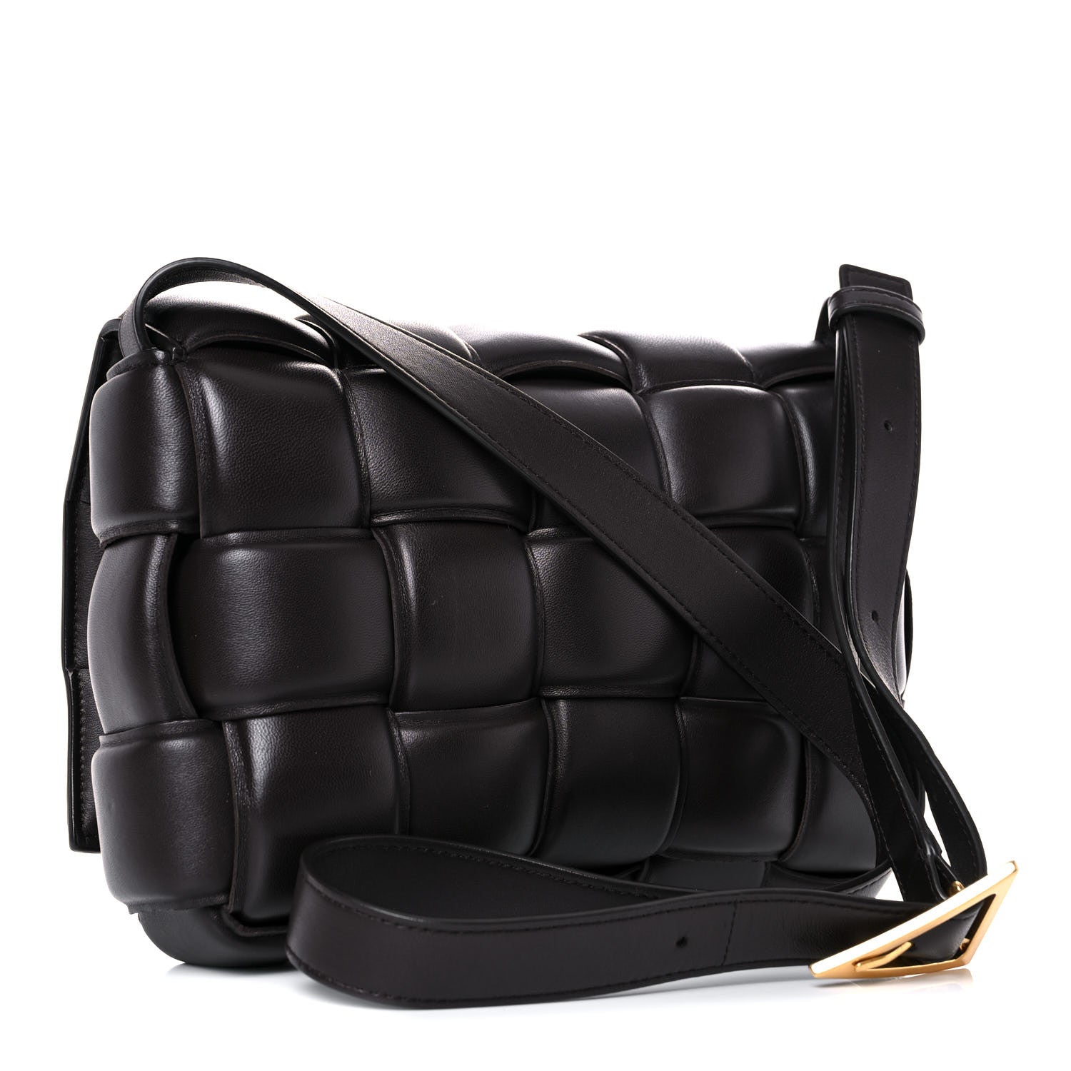Bottega Veneta Paper Calfskin Maxi Intreccio Padded Cassette Crossbody Bag Fondant 3 of 10