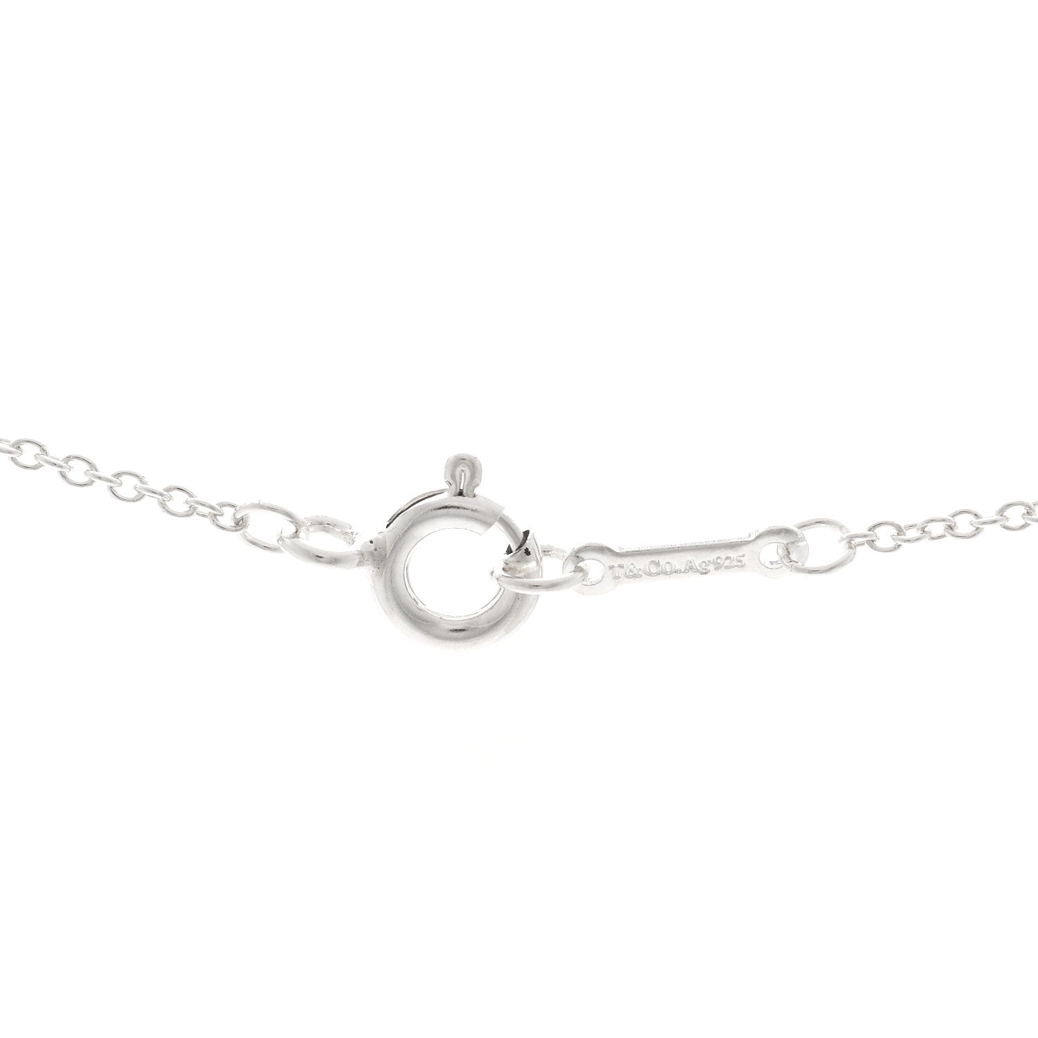 Tiffany Sterling Silver Paloma Picasso Graffiti X Pendant Necklace 4 of 5