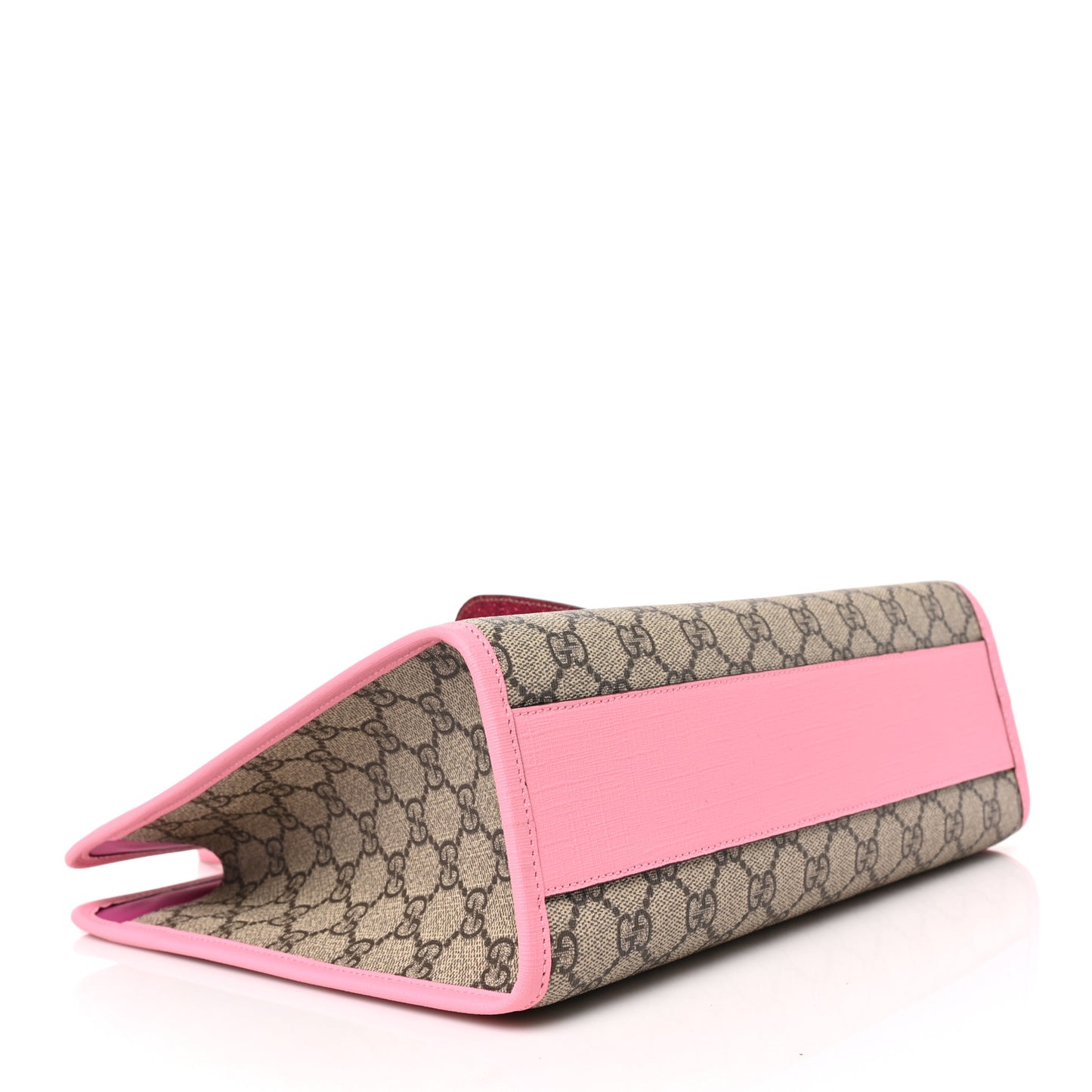 GG Supreme Monogram 3-D Strawberry Childrens Tote Beige Ebony Lotus Pink Fuxia Emerald