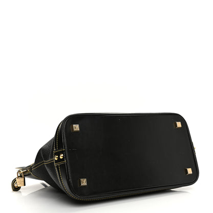 Louis Vuitton Suhali Lockit MM Black 4 of 16