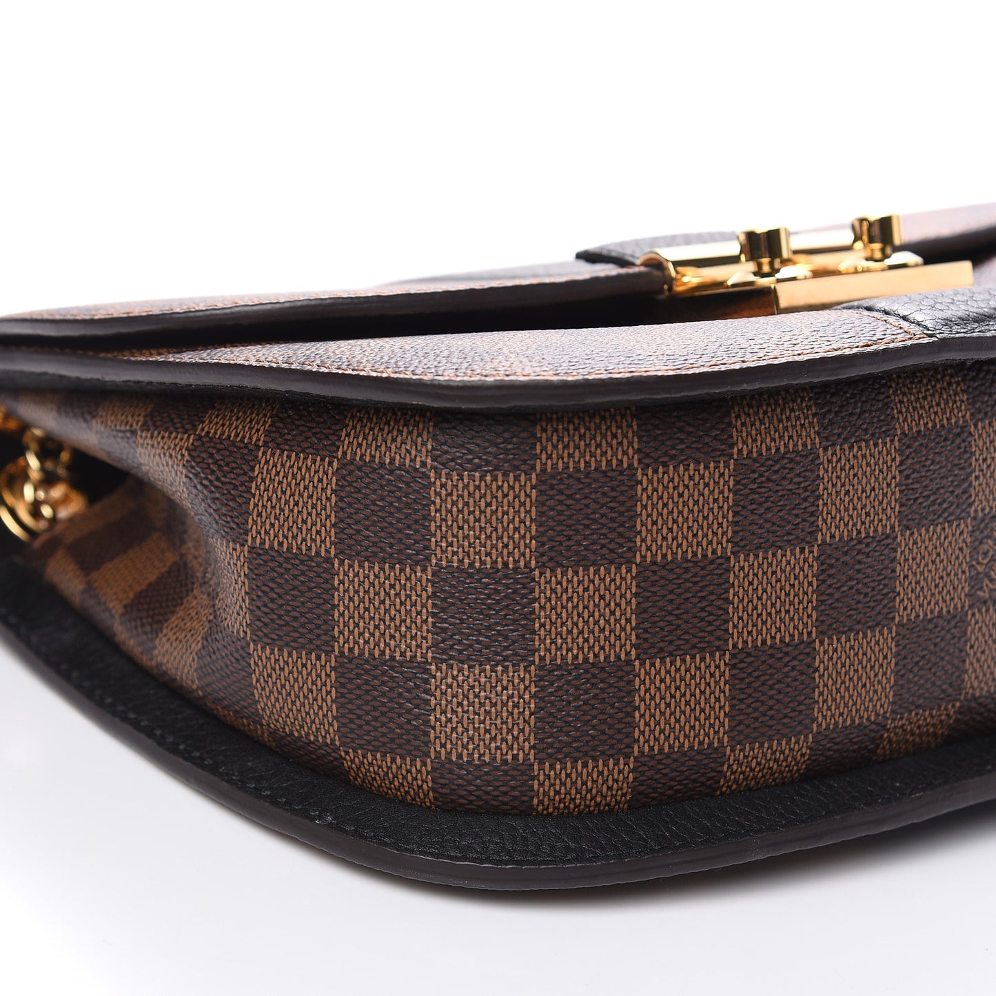 Damier Ebene Cuir Taurillon Wight Black