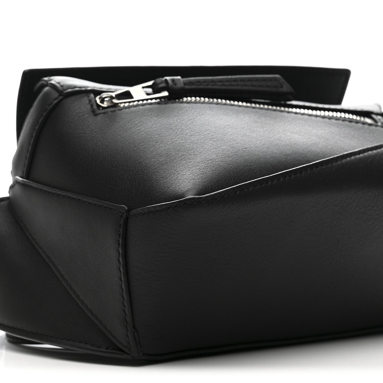 Loewe Calfskin Mini Puzzle Bumbag Black 9 of 10