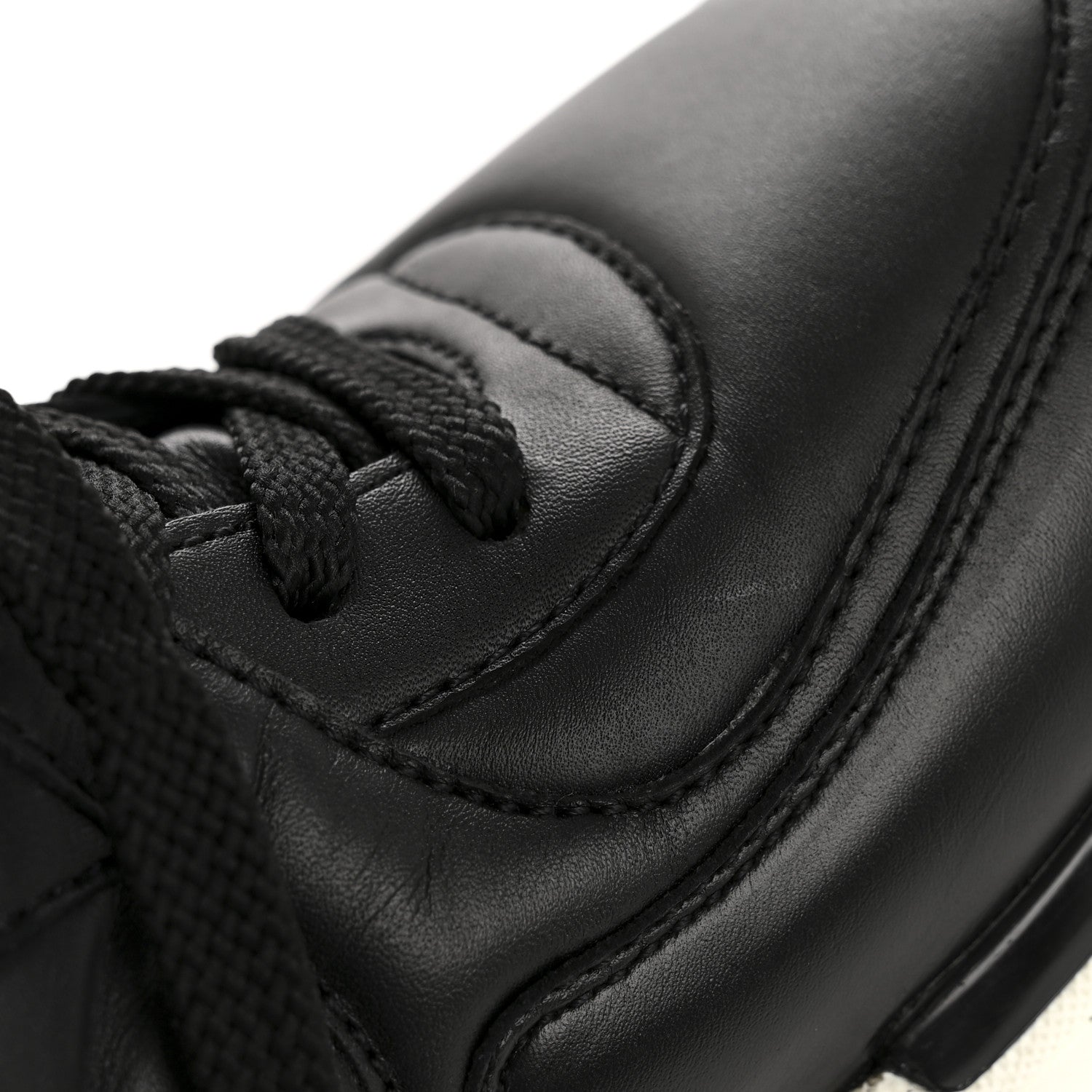Chanel Calfskin CC Sneakers 38 Black 10 of 11