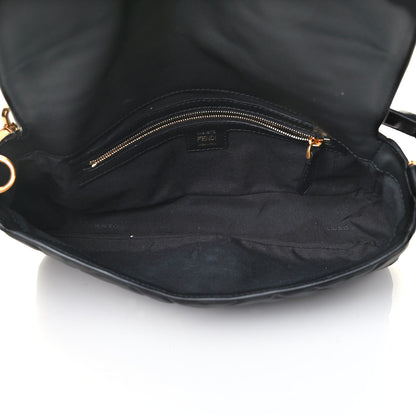 Fendi Nappa FF 1974 Embossed Baguette Black 4 of 6