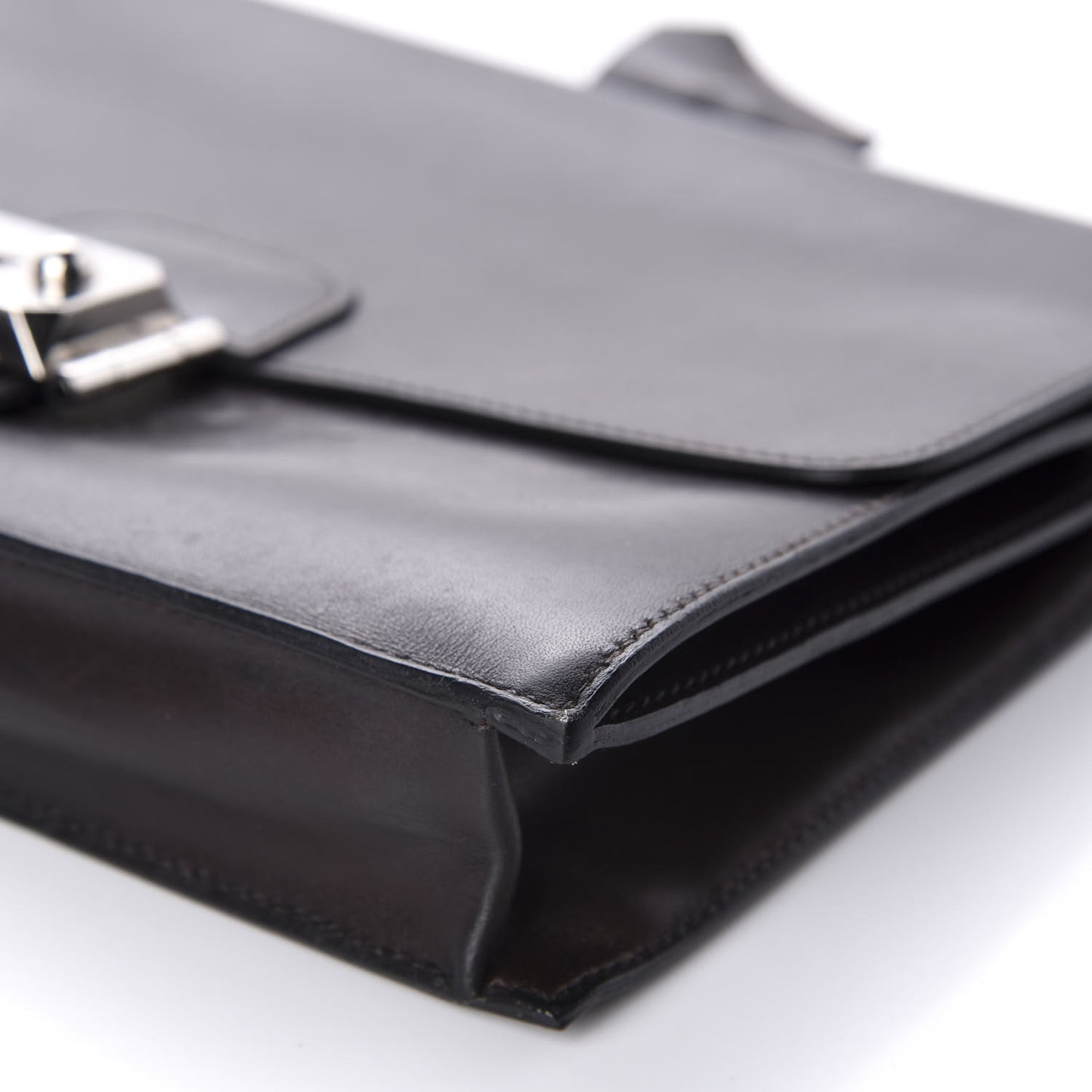Box Jet Pochette Clutch Chocolate
