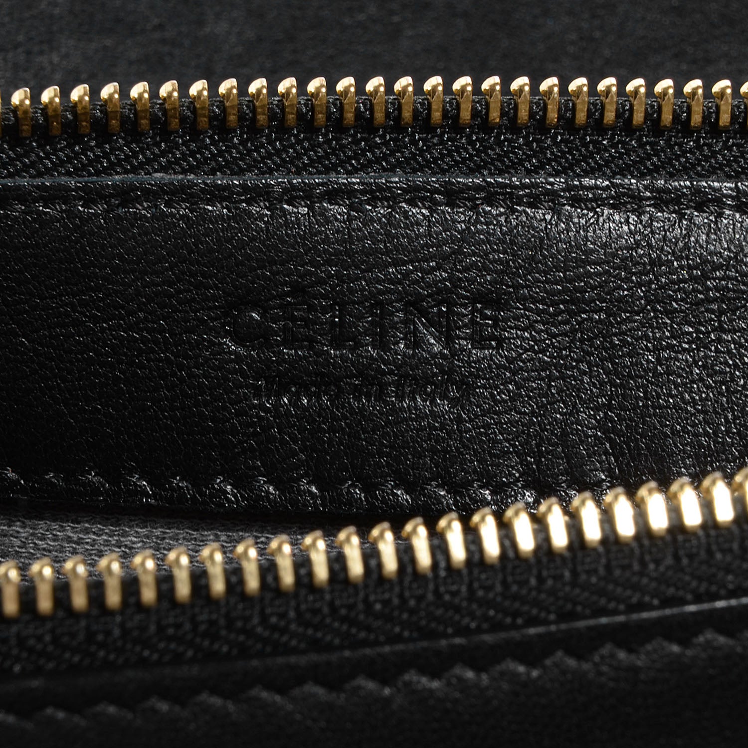 Celine Lambskin Large Trio Crossbody Bag Black 6 of 8