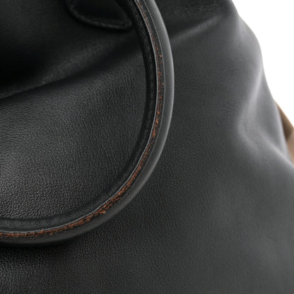 Burberry Smooth Calfskin Medium Sartorial Banner Tote Black 11 of 15