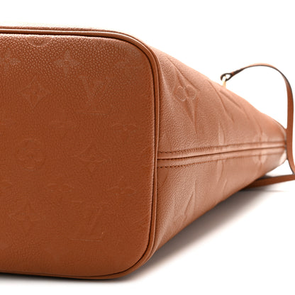 Louis Vuitton Empreinte Monogram Giant Neverfull MM Cognac 10 of 10