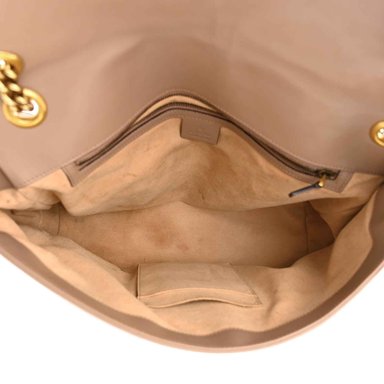 Gucci Calfskin Matelasse Large GG Marmont Shoulder Bag Porcelain Rose 5 of 12
