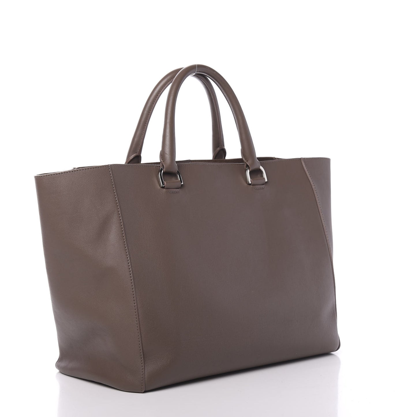 Silky Calf Medium Willow Tote Taupe