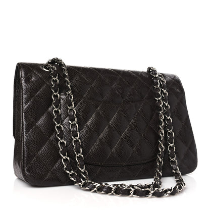 Chanel Caviar Quilted Medium Double Flap Brown 3 of 10