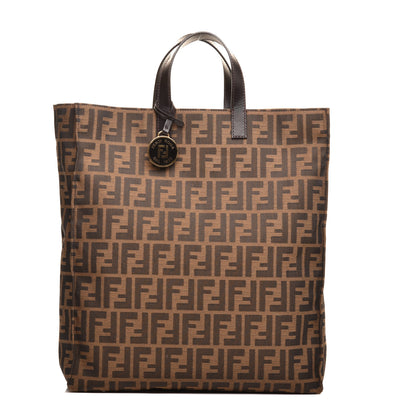 Fendi Zucca Shopping Tote Tobacco 1 of 8