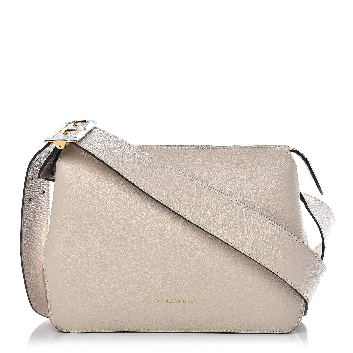 Soft Grain Calfskin House Check Small Helmsley Crossbody Limestone