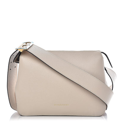 Burberry Soft Grain Calfskin House Check Small Helmsley Crossbody Limestone 1 of 10
