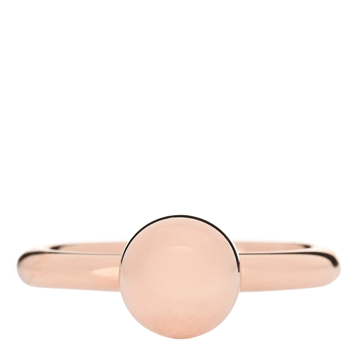 Tiffany 18K Rose Gold 8mm HardWear Ball Ring 52 6 1 of 5