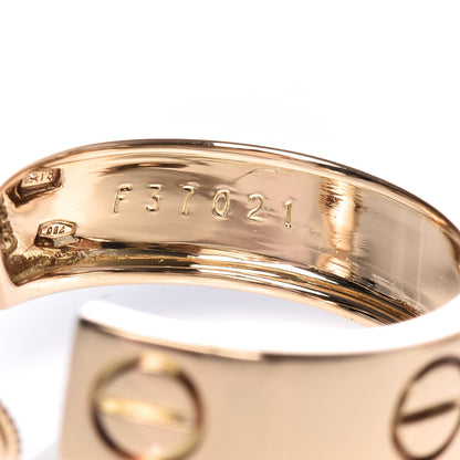 Cartier 18K Yellow Gold 5.5mm LOVE Hoop Earrings 4 of 9
