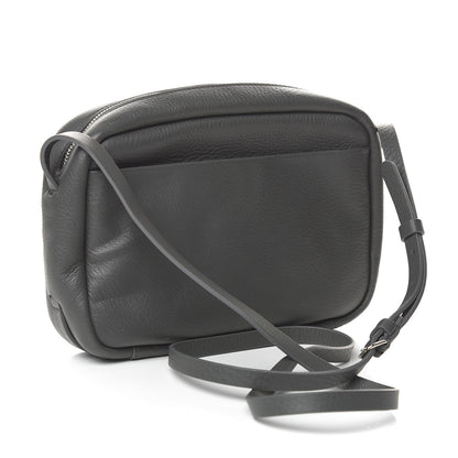 Balenciaga Smooth Calfskin Logo S Everyday Camera Bag Gris Fossile White 3 of 10