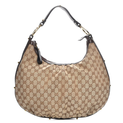 Gucci Monogram Medium Interlocking Hobo Dark Brown 1 of 8