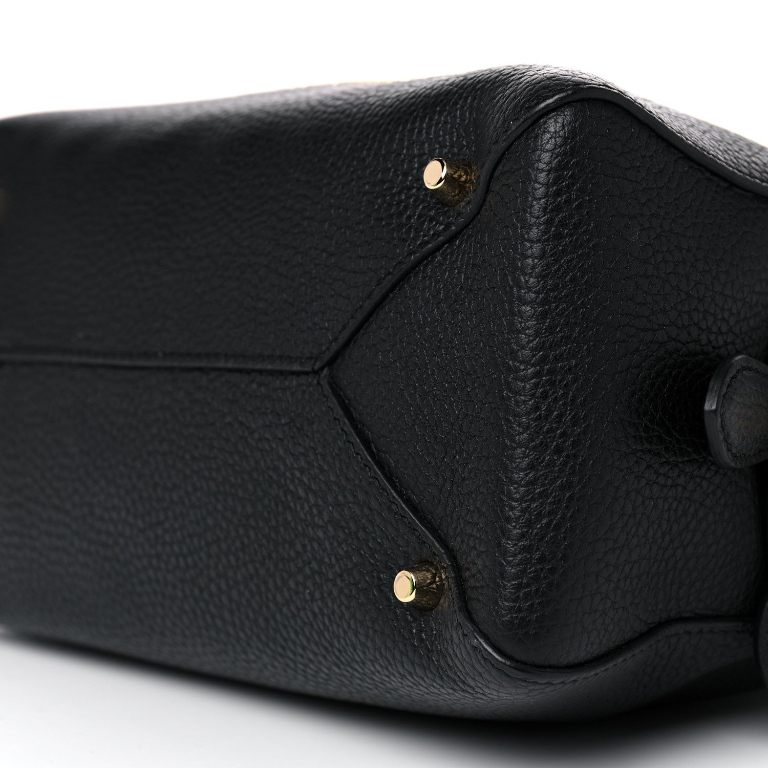 Burberry London Grainy Calfskin Small Greenwood Bowling Bag Black 10 of 10