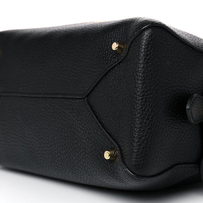 Burberry London Grainy Calfskin Small Greenwood Bowling Bag Black 10 of 10