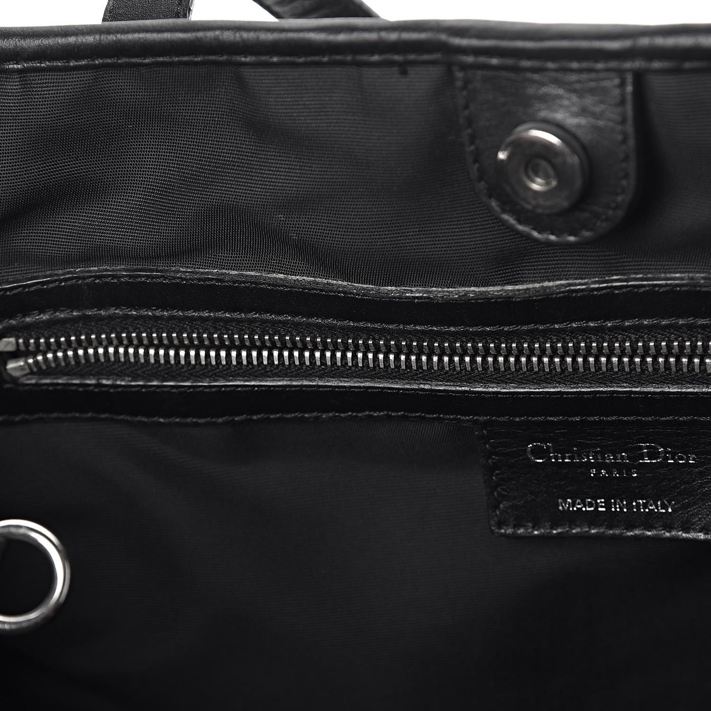 Coated Canvas Cannage Medium Panarea Tote Black