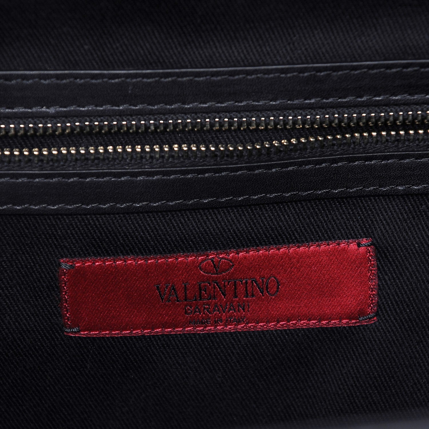 Valentino Garavani Vitello Large Glam Lock Rockstud Flap Black 6 of 7