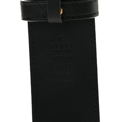 Gucci Calfskin Double G 40mm Belt 80 32 Black 3 of 5