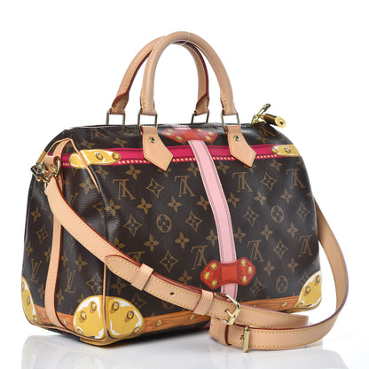 Louis Vuitton Monogram Summer Trunks Speedy Bandouliere 30 3 of 11