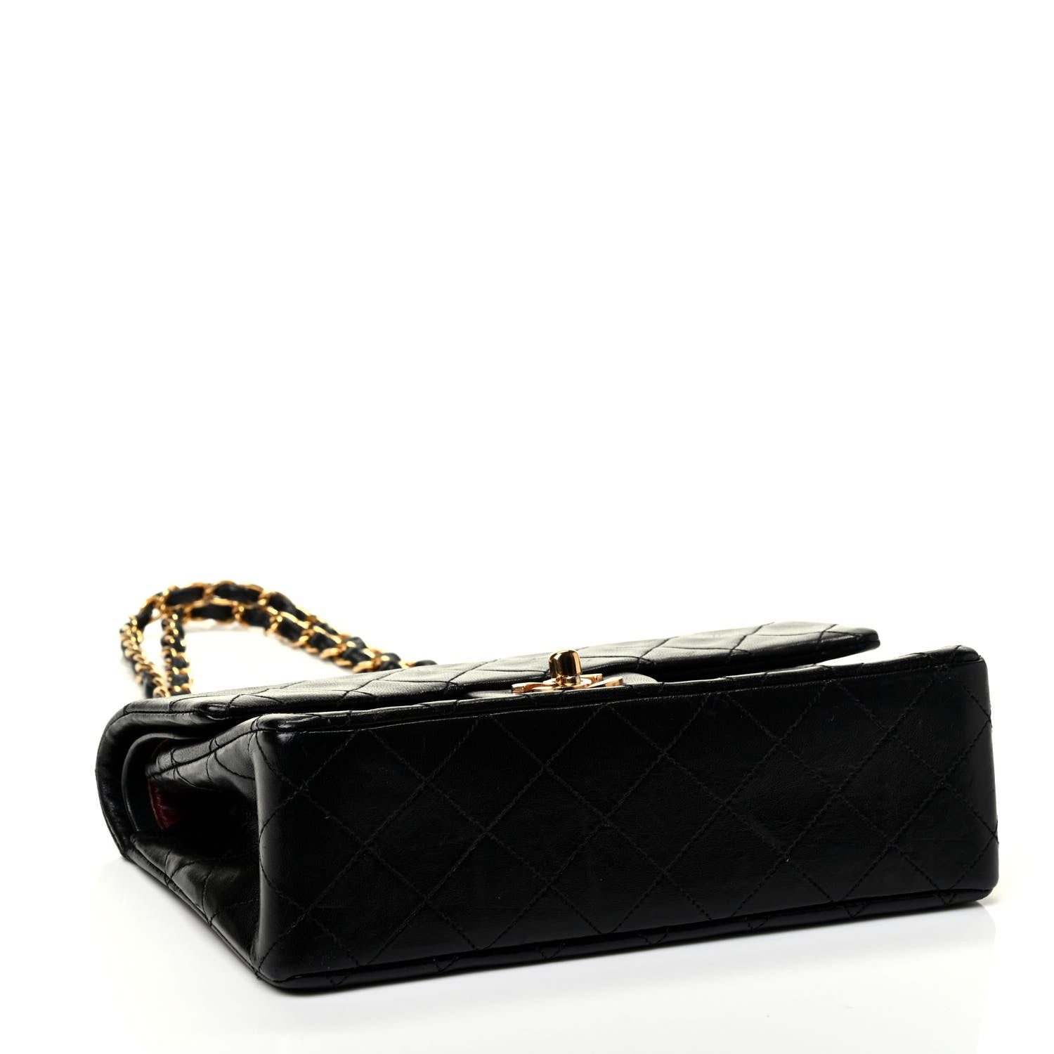 Chanel Lambskin Quilted Small Double Flap Black 3 of 4
