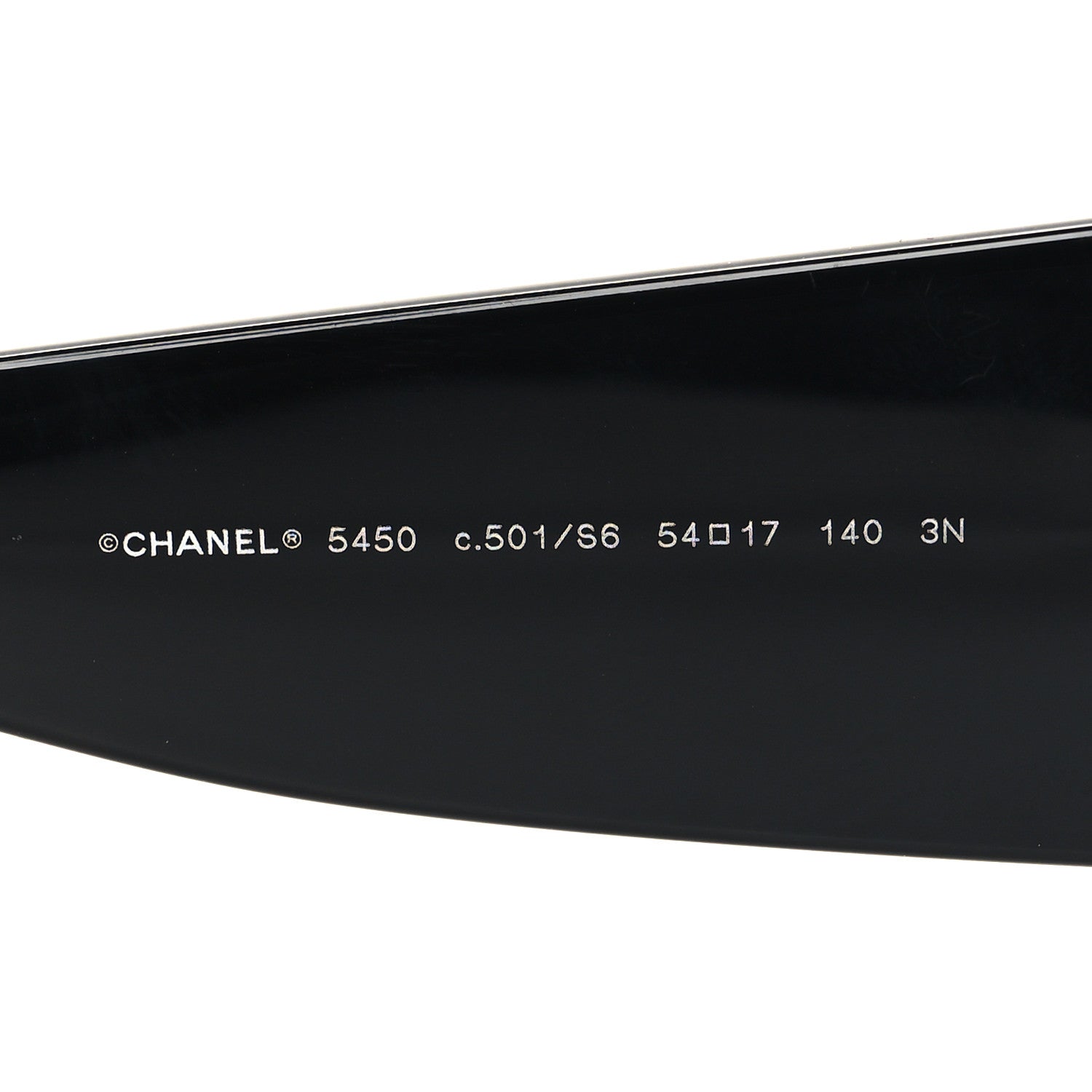 Chanel Acetate CC Logo Sunglasses 5450 Black 5 of 9