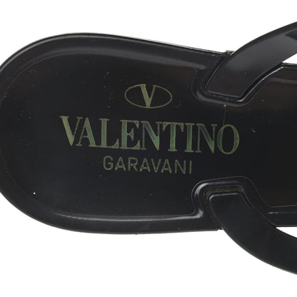 Valentino Garavani PVC Jelly Rockstud Bow Thong Sandals 38 Black 7 of 15