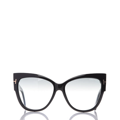 Tom Ford Acetate Anoushka Cat Eye Sunglasses TF371 Black 2 of 7