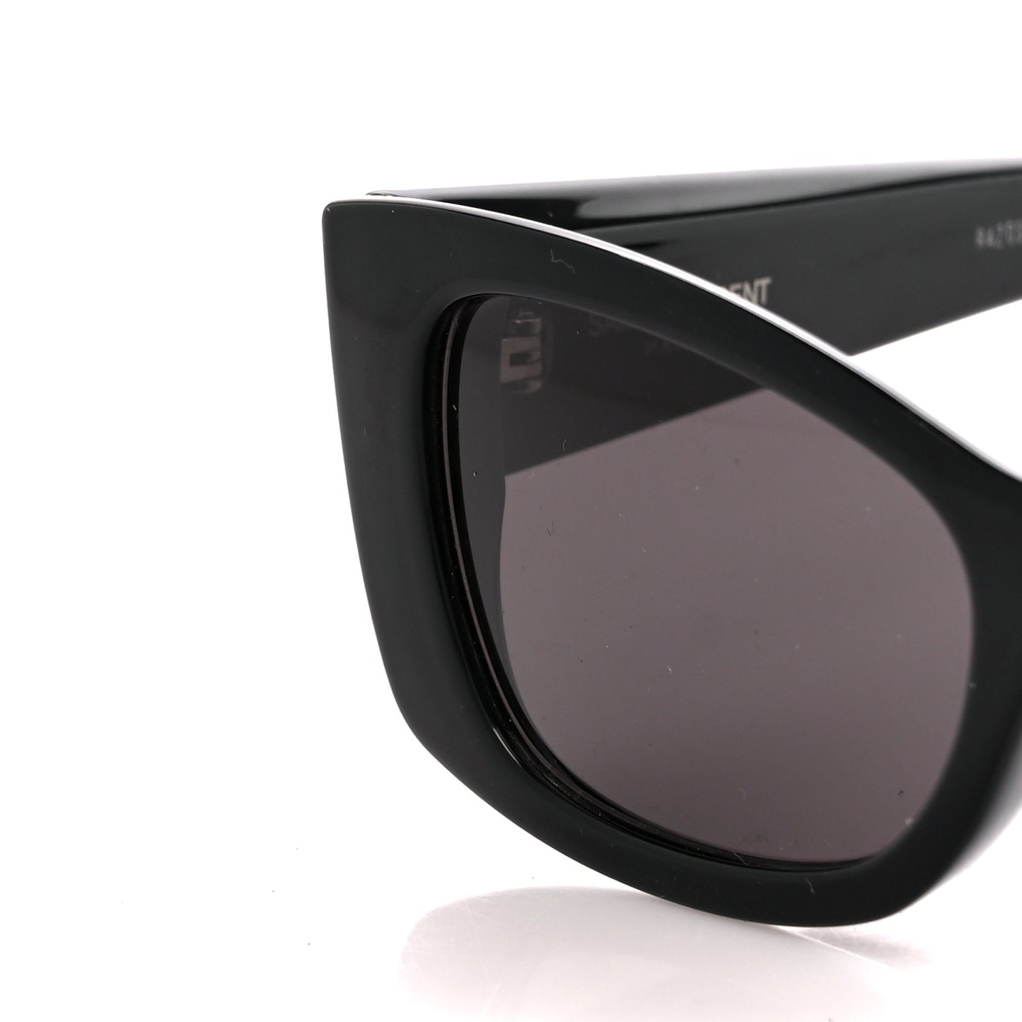 Acetate Ultra Cat Eye Sunglasses SL 593 Black